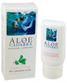 Aloe cadabra organic lubricant - peppermint tingle 2.5 oz bottle