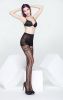 Blancho SE-2052 Bowknot Fashion Open Crotch Stockings - Black - Medium