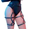 Women's Punk Bondage Leather Leg Chains Fashion Sexy Waist Chain Body Chain