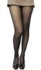 Blancho LZSA080-1 Sexy Black Sheer Oblique Lines Stocking