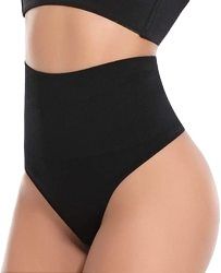 Belly Contracting Underwear Women's Strong Waist Shaping Hip Lift Shaping Pants (Option: Black3p-S)