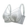 Plus Size Madam Bras Lace Sheer Unpadds Bra See Through Sexy Lingerie Underwear