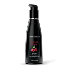 Wicked Aqua Water Based Lubricant Cherry 4oz (SKU: WIC048)