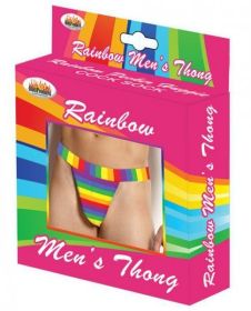 Rainbow Men&#039;s Thong One Size (SKU: TCN-HP2980)